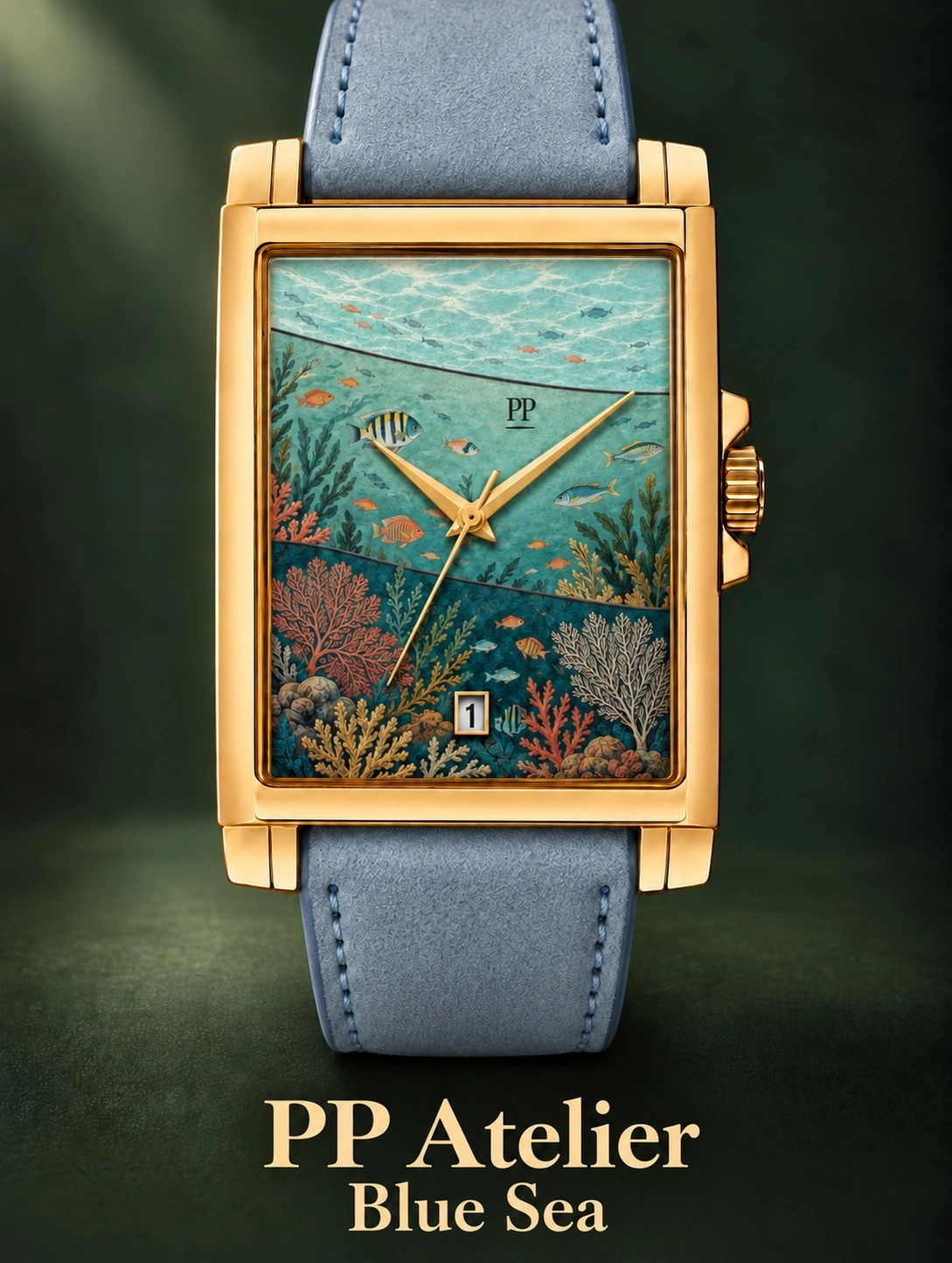 PP Atelier Blue Sea · layered marine dial concept